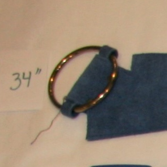 ?80s Cobolt Blue Suede Genuine Asymmetrical Leather Vintage Belt 24- 30\